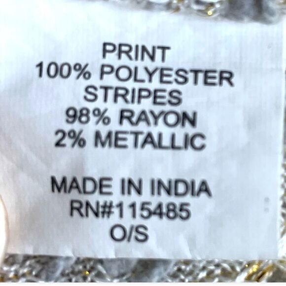 ISA & STEF Tan & White Infinity Scarf - Picture 9 of 10